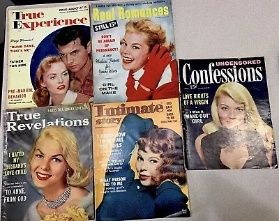 Lot Of 5 Vintage 1958/1959 True Romance Magazines All Different Titles Classic! • $9.99
