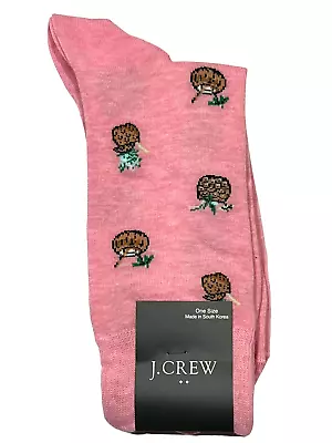 NWT J CREW Socks One Size Pink Coconuts #40 • $14.75