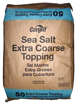 Sodium Chloride Extra Coarse Sea Salt [NaCl] White Solid (50 LB Bag) • $169