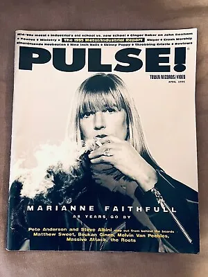 Marianne Faithfull Pulse Magazine April 1995 • $10.95