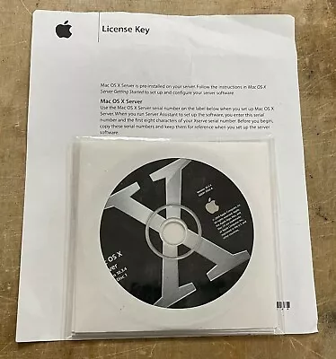 Apple Mac OSX Server V 10.3 Panther Unlimited Client NEW P/N: 0Z691-5102-A • $199