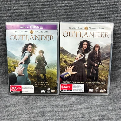$4.50 • Buy Outlander: Season 1, Volume 1+2 DVD Film Movie Series Boxset Region 4 PAL VGC