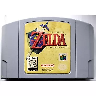 Zelda Ocarina Of Time - Nintendo 64 Authentic Game 180 Day Guarantee N64 • $53.99