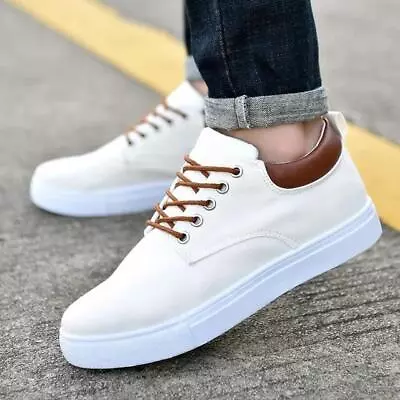 Canvas 2024 Shoes Men's Casual Flat Men's Driving Sneakers • $29.99