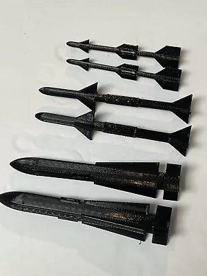 Gi Joe  1983 Sky Striker Missile Set 3d Printed  In Black Arah • $24.99