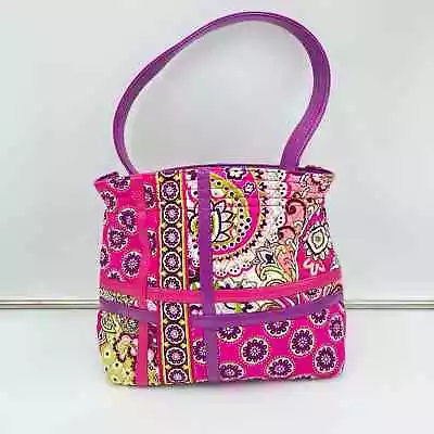 Vera Bradley Very Berry Purple Paisley Over Shoulder Purse  • $19.99