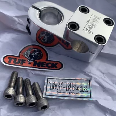 Tuf-Neck BMX Stem 1-1/8 Threadless Top Load (Old-school Mid-school) POLISHED • $89