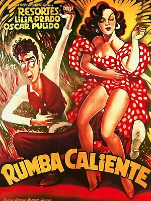 Rumba Caliente Vintage Mexican Movie Poster As A Giclee Art Print + Ships Free • $62.10