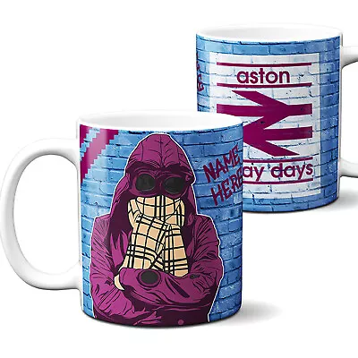 £12.95 • Buy Personalised Aston Villa Mug Football Fan Cup Ultra Firm Crew Dad Gift FCW03