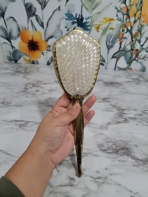 Vintage Vanity Set Hand Mirror Brush • $21