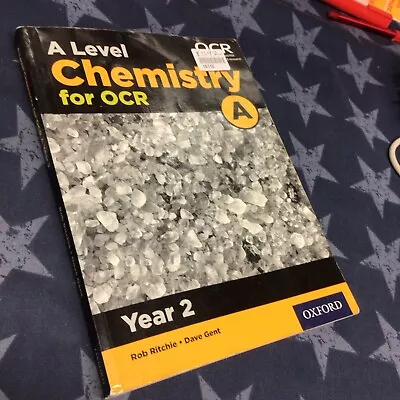 A Level Chemistry For OCR A: Year 2 By Gent Dave Book • £6.23