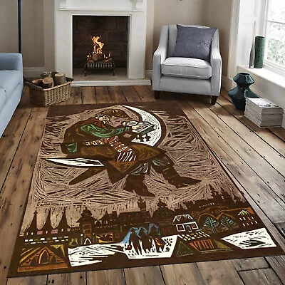 Dreamer Rug Dream Fairy Rug Moon Rug Living Room Rug Kids Room Decor Gift • $22.32