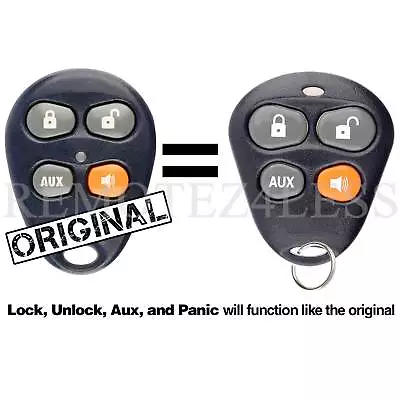 Remote For Dei Viper 4 Button Orange Keyless Entry Car Key Fob EZSDEI476V • $17.95