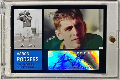 2005 Topps Heritage Aaron Rodgers Real One Rookie Auto Packers Jets SSP RARE RC • $1999.99