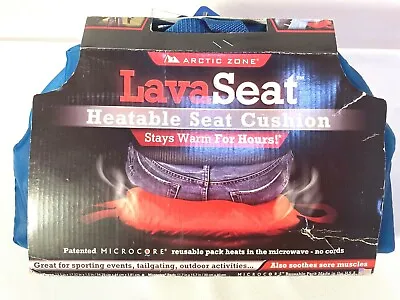 NEW Arctic Zone Lava Seat Heatable Seat Cushion  Stays Warm Up To 6 Hours  Blue • £24.12
