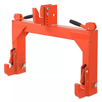 3 Pt Quick Hitch For Cat 1 & 2 Tractors Attachments + 2  Receiver 3000 LB Orange • $157.19