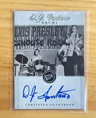 2006 Press Pass Elvis Lives Elvis Presley Band Mate DJ Fontana Auto Autograph • $44.99