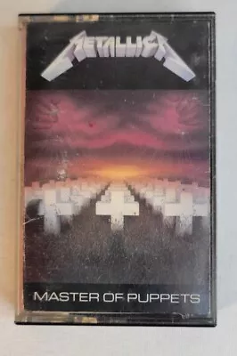 Master Of Puppets By Metallica WhiteCassette 1986 ELEKTRA 960439-4 - Tested • $29.99