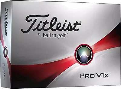 Titleist Pro V1x Golf Balls - White (Two Dozen) • $85