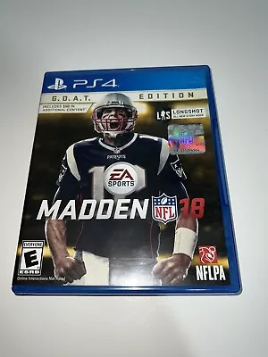 Sony PlayStation 4 Madden NFL 18 G.O.A.T. Edition (2017) Complete • $4.99