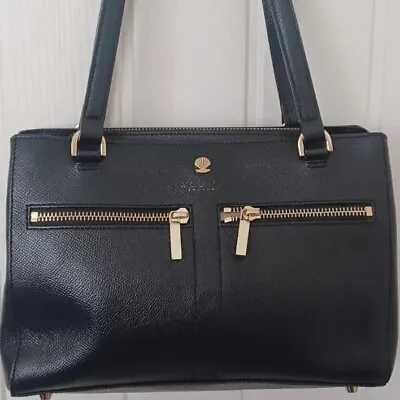 £39 • Buy Modalu Pippa Black Handbag Leather Shoulder Bag With Dust Bag Designer Modalu.