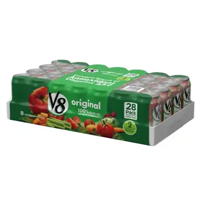 V8 Original 100% Vegetable Juice 11.5 FL OZ Can 28PACK EXP JUN 2024 • $29.21