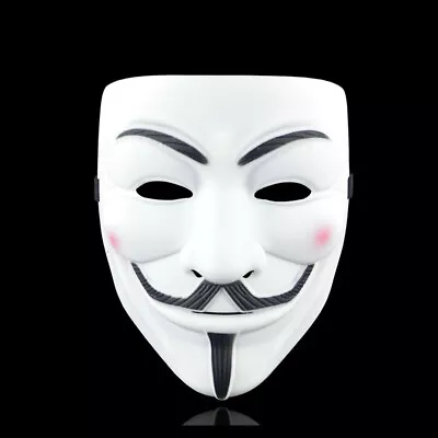 $4.39 • Buy Anonymous Hacker V For Vendetta Guy Mask Halloween Fancy Dress Cosplay Full Mask