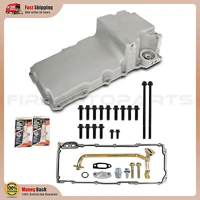 302-1 Aluminum Ls Swap Retrofit Oil Pan Kit For Chevy Gm Ls1 Ls2 Ls3 Ls6 Bbc Sbc • $140.69