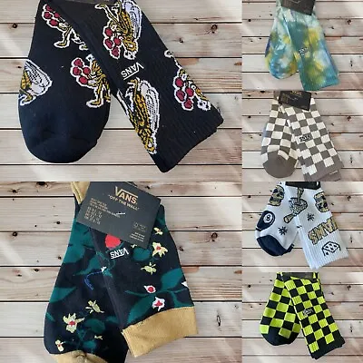 Vans Men’s Size 9.5-13  Crew Socks Variety • $10