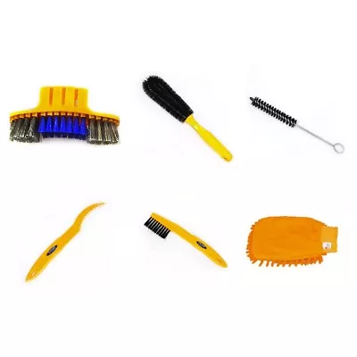 MTB Bicycle Bike Motorcycle Chain Wheel Cleaning Brushes Wash Cleaner Tools Set • $18.57