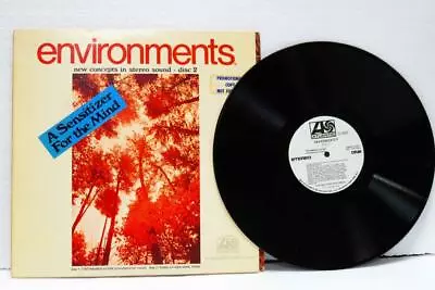 Environments Disc 2 Vinyl Promo Gate Fold LP Atlantic SD-66002 Impressive Cond. • $9.03