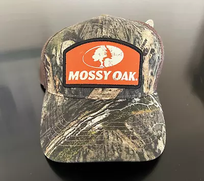 Mossy Oak Patch Hunting Camo Trucker Cap Mesh Baseball Hat Snap Back - NEW • $14.50