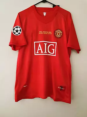 2007/2008 Manchester United Cristiano Ronaldo Retro Football Jersey CL Edition • $44.89