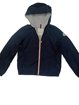Moncler Navy Blue Kids Jacket Windbreaker Size 10 Y • $150