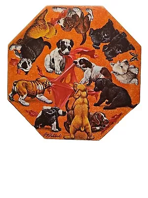 1968 Springbok Puppies Okta Puzzle 500 Piece Guy Coheleach Vintage Complete! • $34.95