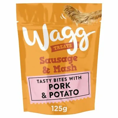 £2.69 • Buy Wagg Sausage & Mash 120g Meaty Bite Oven-Baked Dog Treat Food Reward Pork Potato