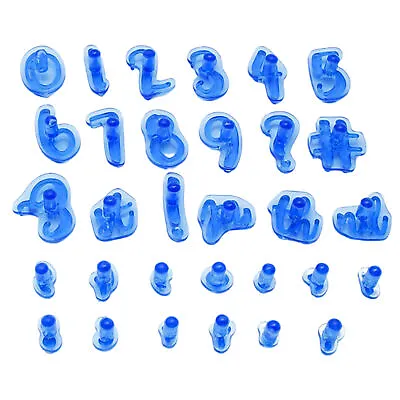 Number Letter Alphabet Cookie Stamp Cake Mold Birthday Fondant Decorating Tool • £2.47