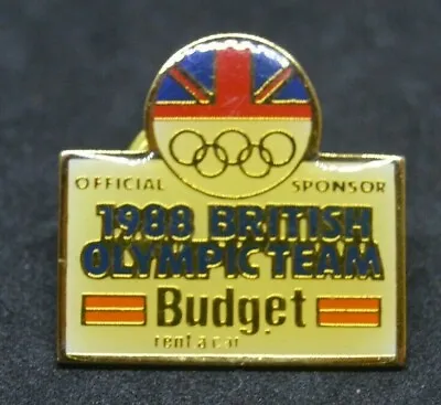 £4 • Buy 1988 British Olympic Team Sponsor Lapel Pin Badge