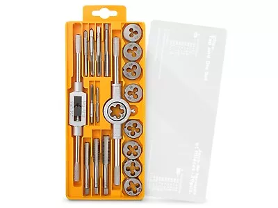 Hi-Spec 20 & 39 Metric & 39pc SAE Tap & Die Handle Set. M3 - M12 #4 - 1/2  Sizes • $29.69