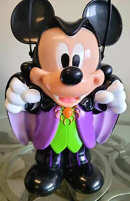 Disney Parks 2015 Halloween Mickey Mouse Dracula Vampire Popcorn Bucket NIB • $45