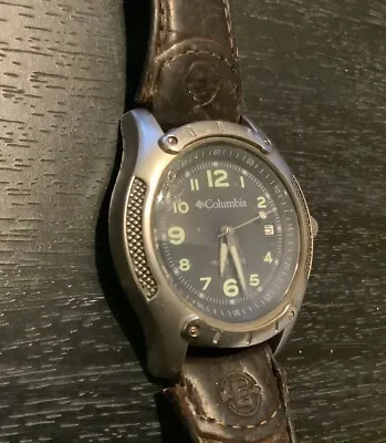 Columbia CL-7332 100 Meters Date Men's Watch - Untested • $10.99