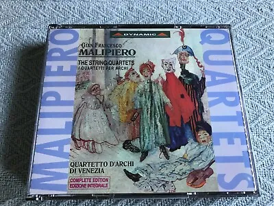 MALIPIERO: String Quartets / Quartetto D'Archi Di Venezia (IMPORT) 2 CDs • $47.85