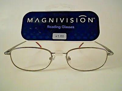 NEW Reading Glasses Foster Grant Magnivision  TERRY (SILVER) MSRP $17.99 • $5.49