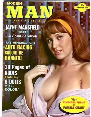 Men's Pinup Magazine MODERN MAN Sept. 1967 Jayne Mansfield TributeF. Lee Bailey • £20.88