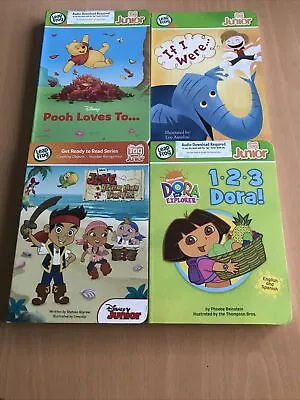 Leap Frog Tag Junior With 4 Books Bundle Dora/Jake/pooh/if I Were  • £10.99