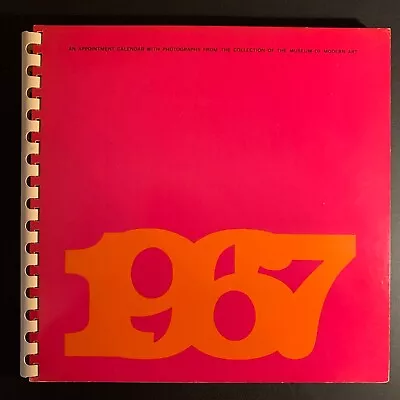 1967 Appointment Calendar W/Photographs From Museum Of Modern Art - Clean Unused • $49.99