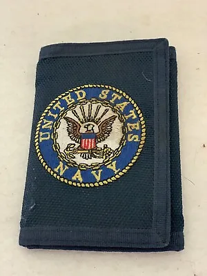 $4.59 • Buy Nylon Blue U.S. Navy Wallet