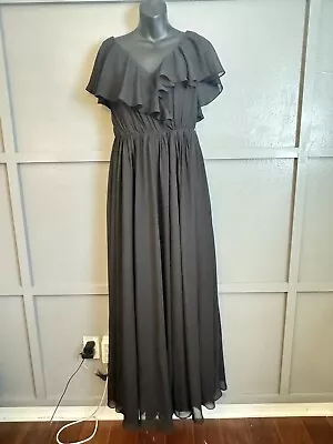 JJs House Dress - Floor Length  V-Neck Dress With Slit • $30