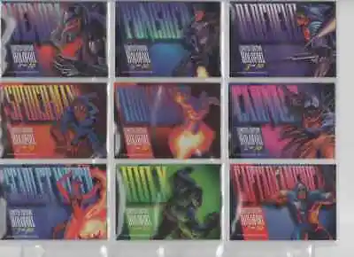 1994 Marvel Masterpieces Silver Holofoil Chase Insert Card Set NEW UNCIRCULATED • $89.95