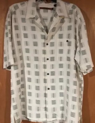 TonySopranoStyle Button Down Geometric Shirt Men’s 2XL • $199.99